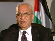 Palestinian Chief Negotiator with Israel, Saeb Erekat (photo credit: Al Jazeera)