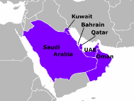 Map indicating CCASG members