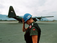 United Nations peacekeeper (photo credit: Mikhail Evstafiev)