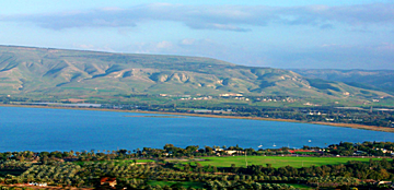 The Sea of Galilee (photo courtesy of Genesis Tours)