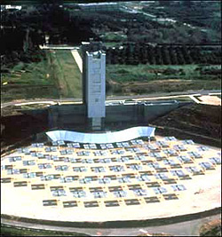 The mirrors array - bird eye view