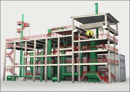 Sketch of the PGM Demonstration Plant under Construction