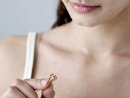 Ballerine, a hormone-free soft intrauterine device with a novel round shape. Photo courtesy of OCON Medical