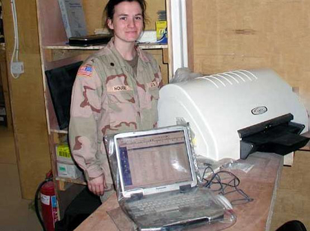 The Orex unit in a U.S. field hospital in Afghanistan